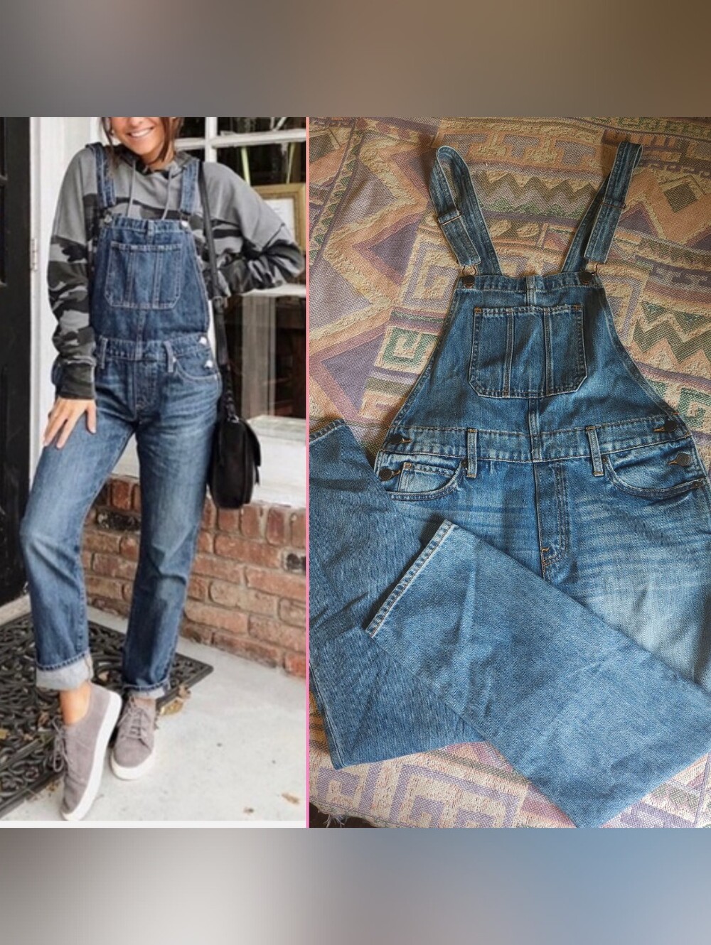 Lucky Brand Jean Overalls Size Medium